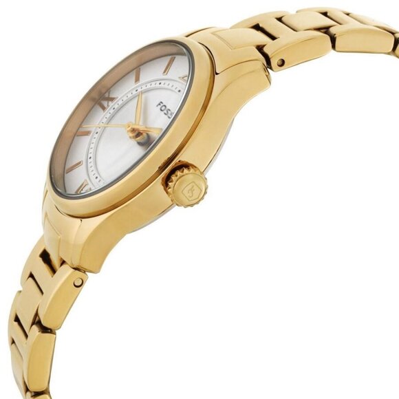 NWT Authentic Fossil Gilmore Quartz Silver Dial Women's Watch - Picture 2 of 3